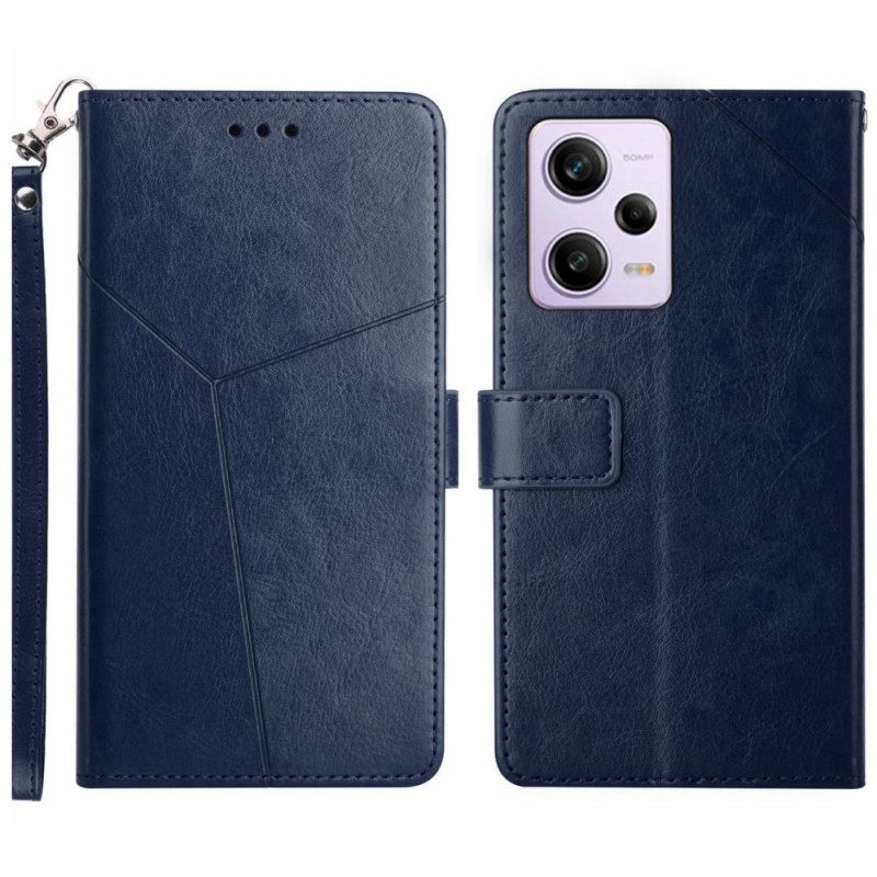 Folio Cover Poco X5 Pro 5G Y Strappy Design