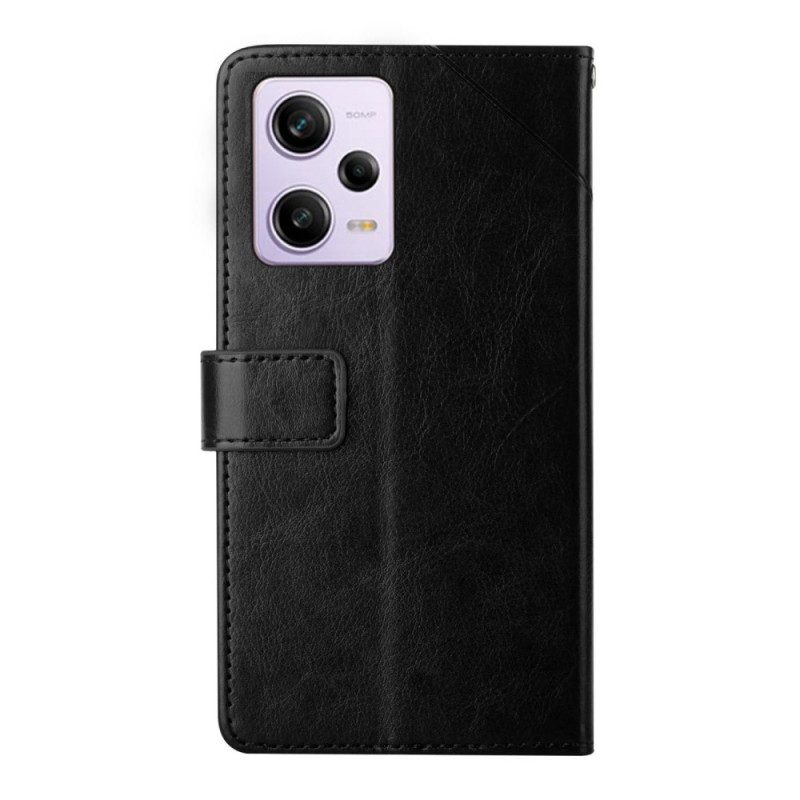 Folio Cover Poco X5 Pro 5G Y Strappy Design