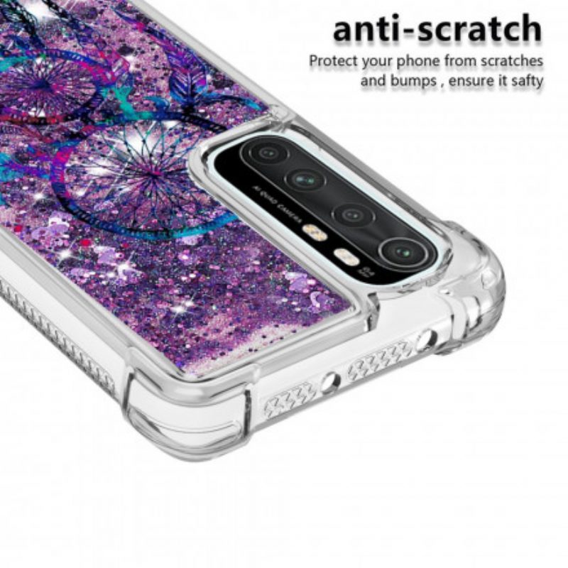 Cover Xiaomi Mi Note 10 Lite Acchiappasogni Glitterato