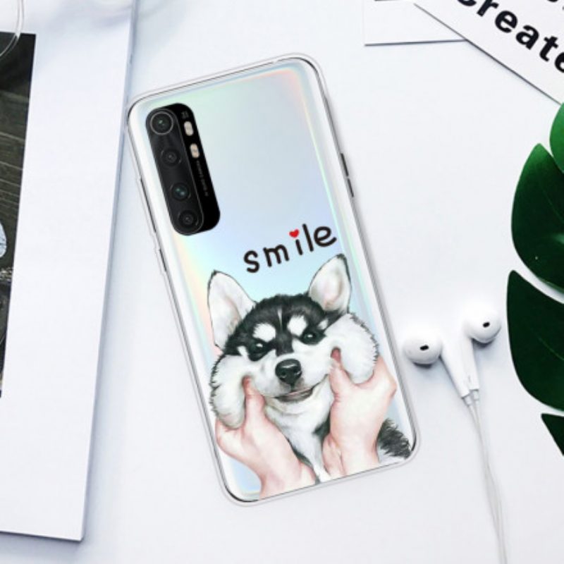 Cover Xiaomi Mi Note 10 Lite Cane Sorridente