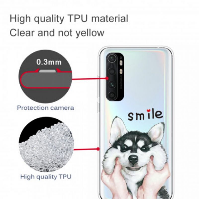 Cover Xiaomi Mi Note 10 Lite Cane Sorridente