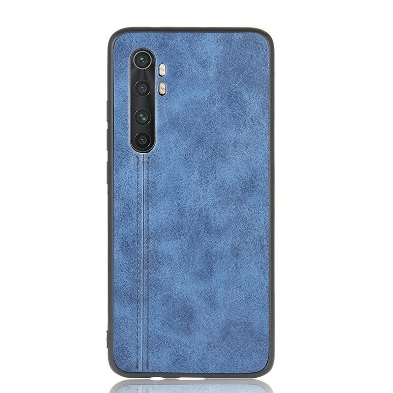 Cover Xiaomi Mi Note 10 Lite Effetto Pelle Couture