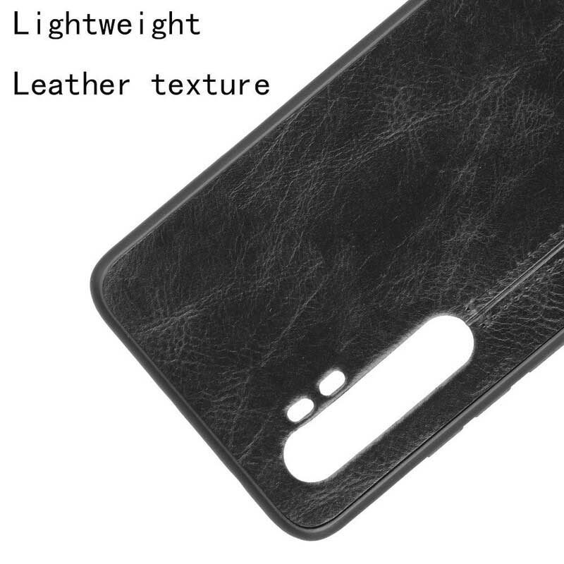 Cover Xiaomi Mi Note 10 Lite Effetto Pelle Couture