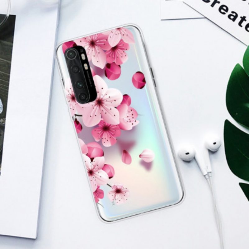 Cover Xiaomi Mi Note 10 Lite Fiore Rosa Puro