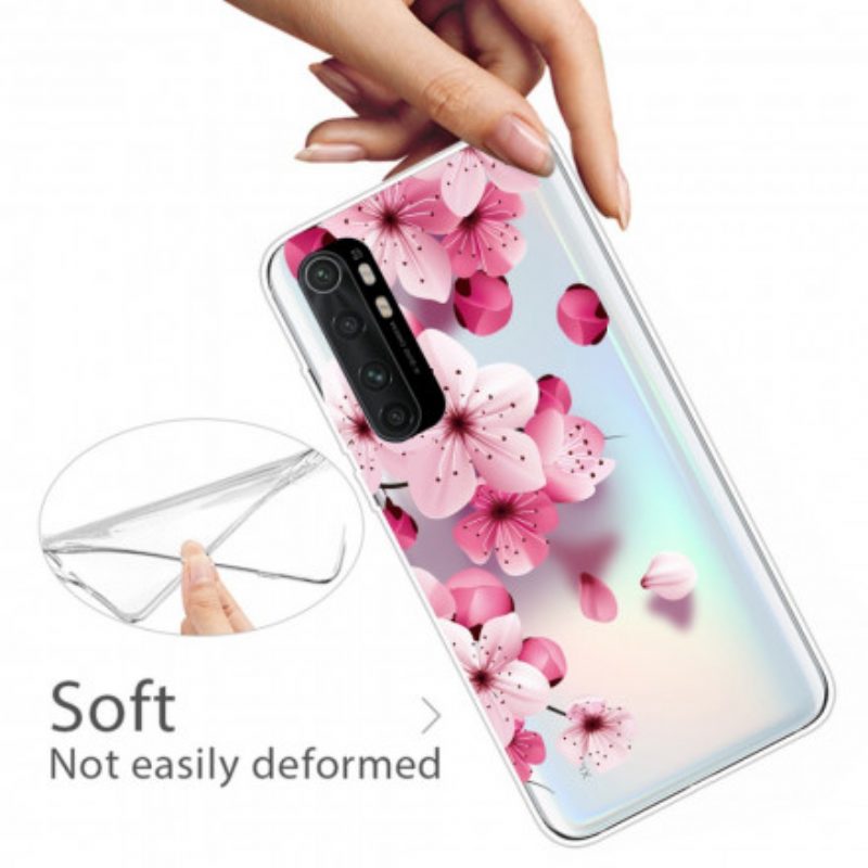 Cover Xiaomi Mi Note 10 Lite Fiore Rosa Puro