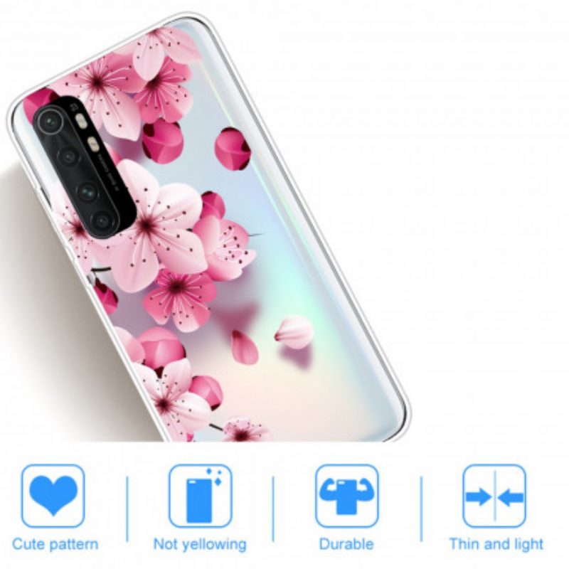 Cover Xiaomi Mi Note 10 Lite Fiore Rosa Puro