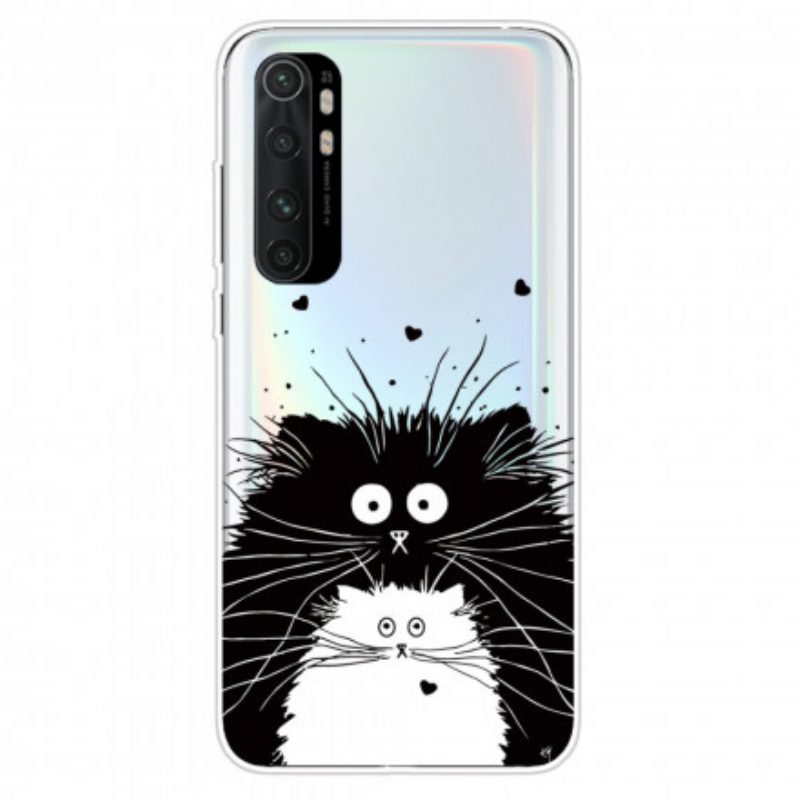 Cover Xiaomi Mi Note 10 Lite Gatto Amorevole