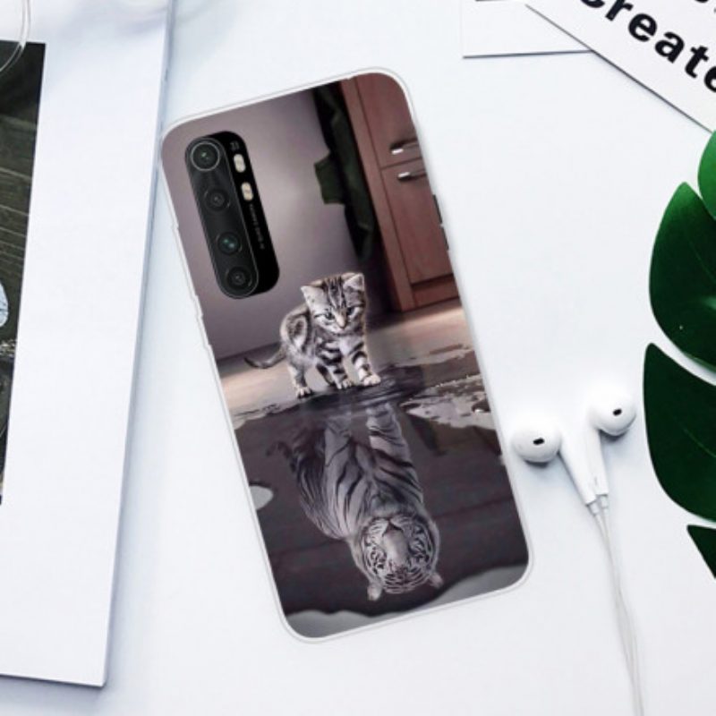 Cover Xiaomi Mi Note 10 Lite Gatto Amorevole