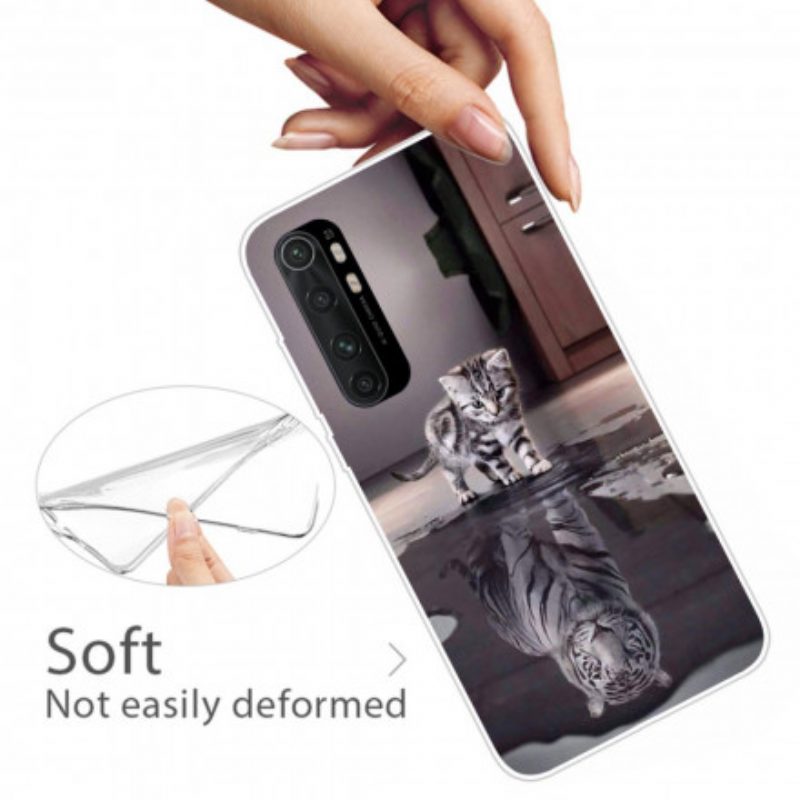 Cover Xiaomi Mi Note 10 Lite Gatto Amorevole