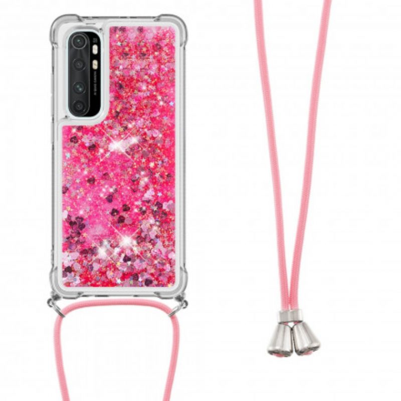 Cover Xiaomi Mi Note 10 Lite Paillettes E Coulisse