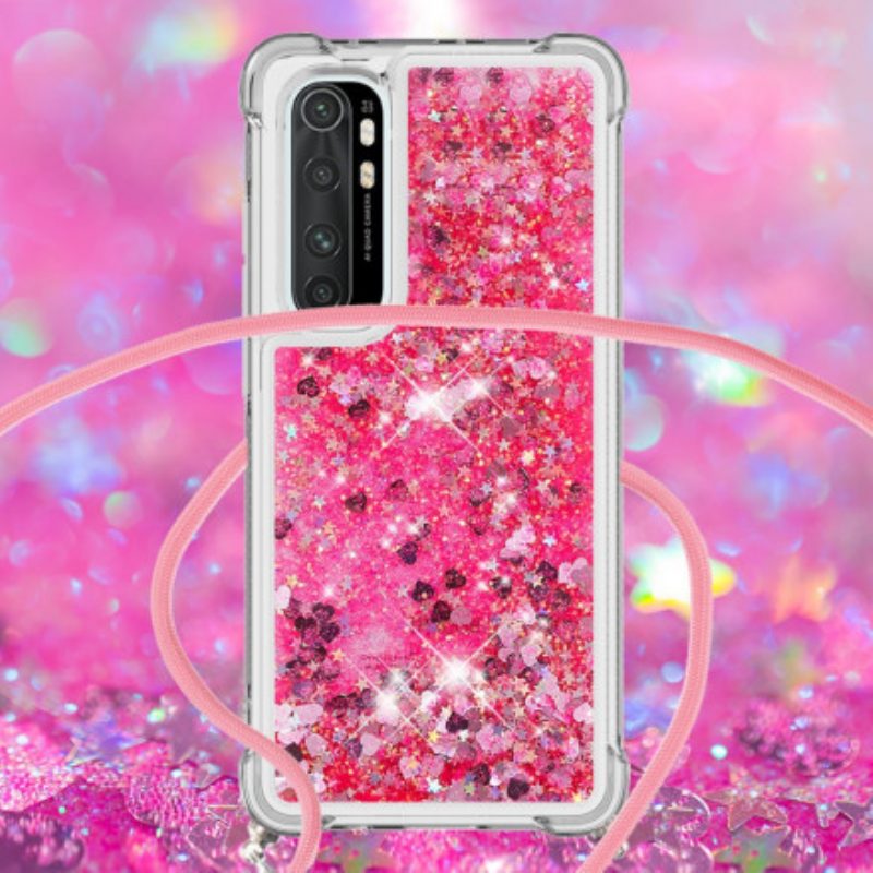 Cover Xiaomi Mi Note 10 Lite Paillettes E Coulisse