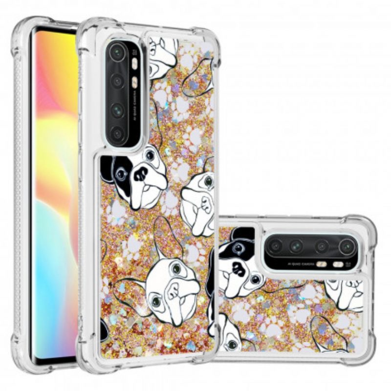 Cover Xiaomi Mi Note 10 Lite Signor Cane Paillettes