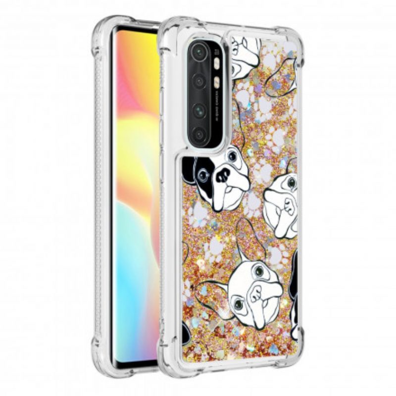 Cover Xiaomi Mi Note 10 Lite Signor Cane Paillettes