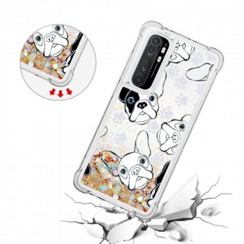 Cover Xiaomi Mi Note 10 Lite Signor Cane Paillettes