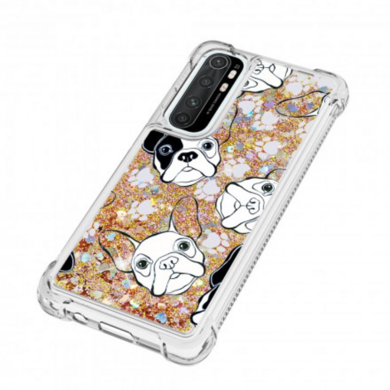 Cover Xiaomi Mi Note 10 Lite Signor Cane Paillettes