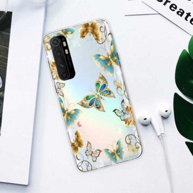 Cover Xiaomi Mi Note 10 Lite Volo Di Farfalle