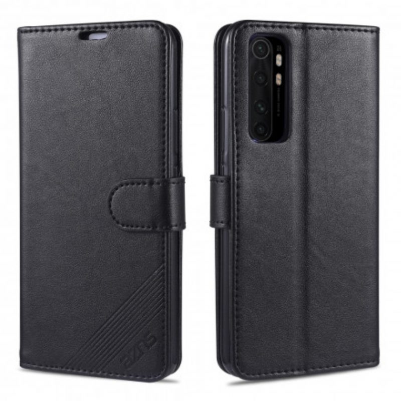 Custodia in pelle Xiaomi Mi Note 10 Lite Azns Ecopelle