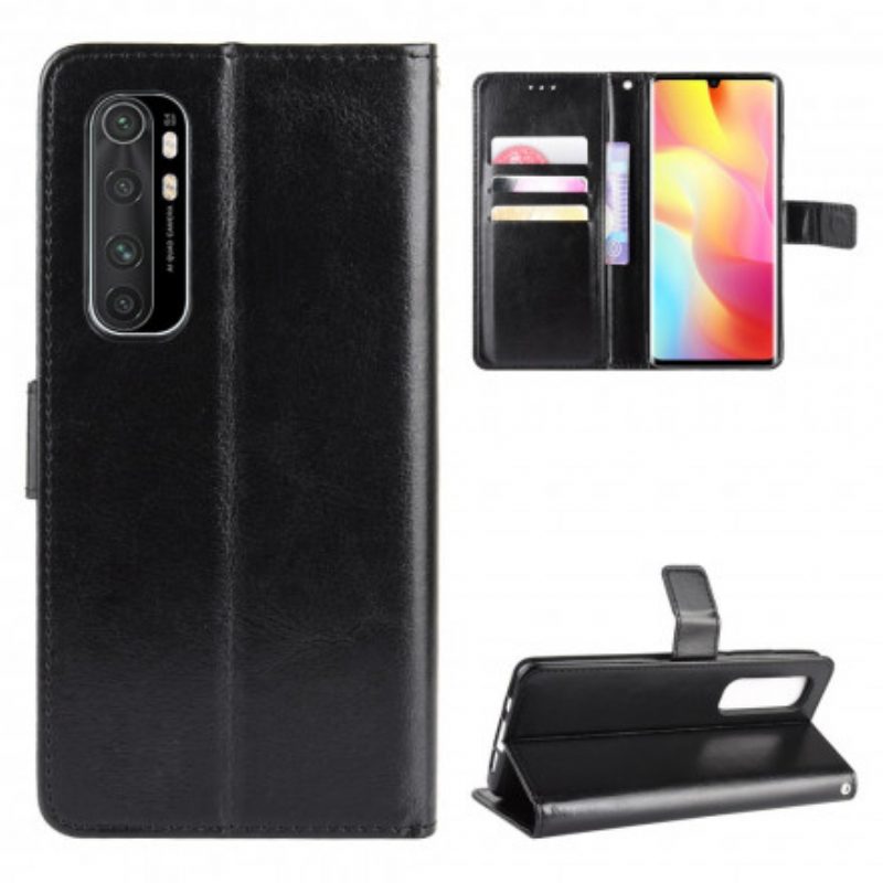 Custodia in pelle Xiaomi Mi Note 10 Lite Ecopelle Appariscente