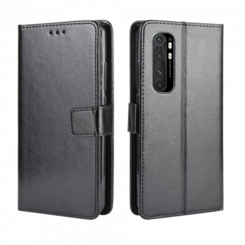 Custodia in pelle Xiaomi Mi Note 10 Lite Ecopelle Appariscente