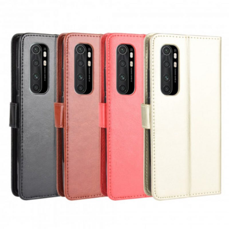 Custodia in pelle Xiaomi Mi Note 10 Lite Ecopelle Appariscente