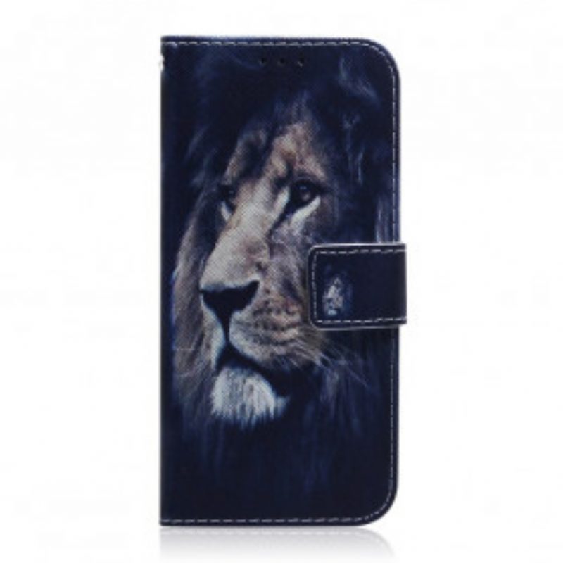 Folio Cover Xiaomi Mi Note 10 Lite Leone Sognante