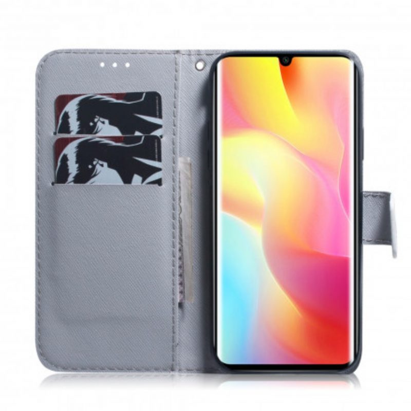 Folio Cover Xiaomi Mi Note 10 Lite Leone Sognante