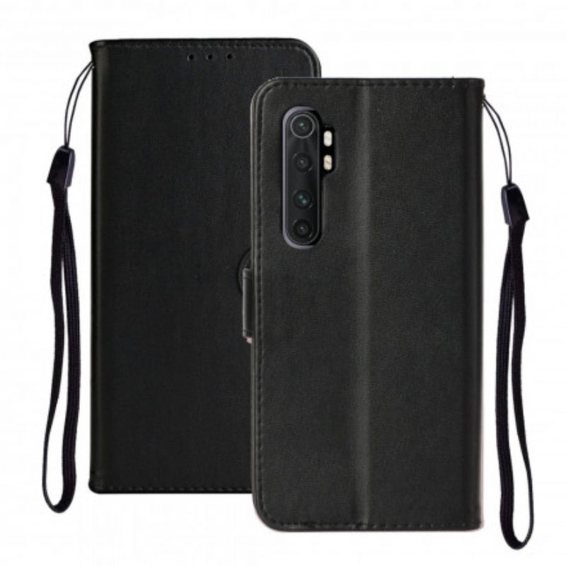 Folio Cover Xiaomi Mi Note 10 Lite Strappy Serie Tinta Unita