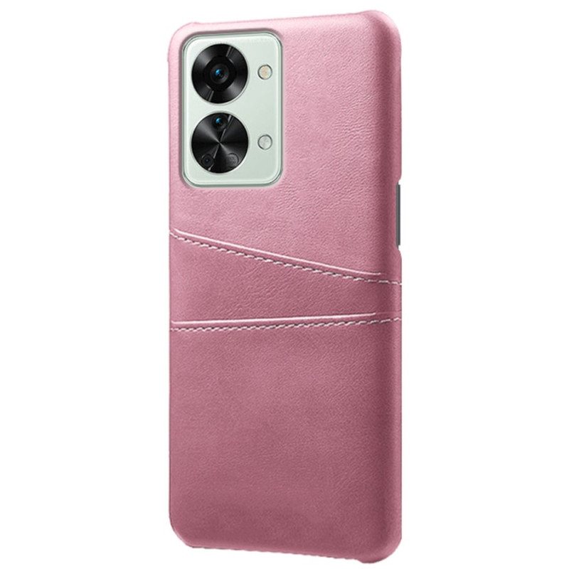 Cover OnePlus Nord 2T 5G Ecopelle E Plastica Rigida