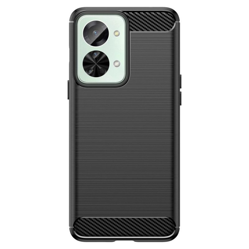 Cover OnePlus Nord 2T 5G Spazzolato A Basso Tenore Di Carbonio