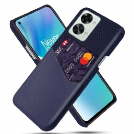 Cover OnePlus Nord 2T 5G Struttura Del Panno Del Supporto Di Carta