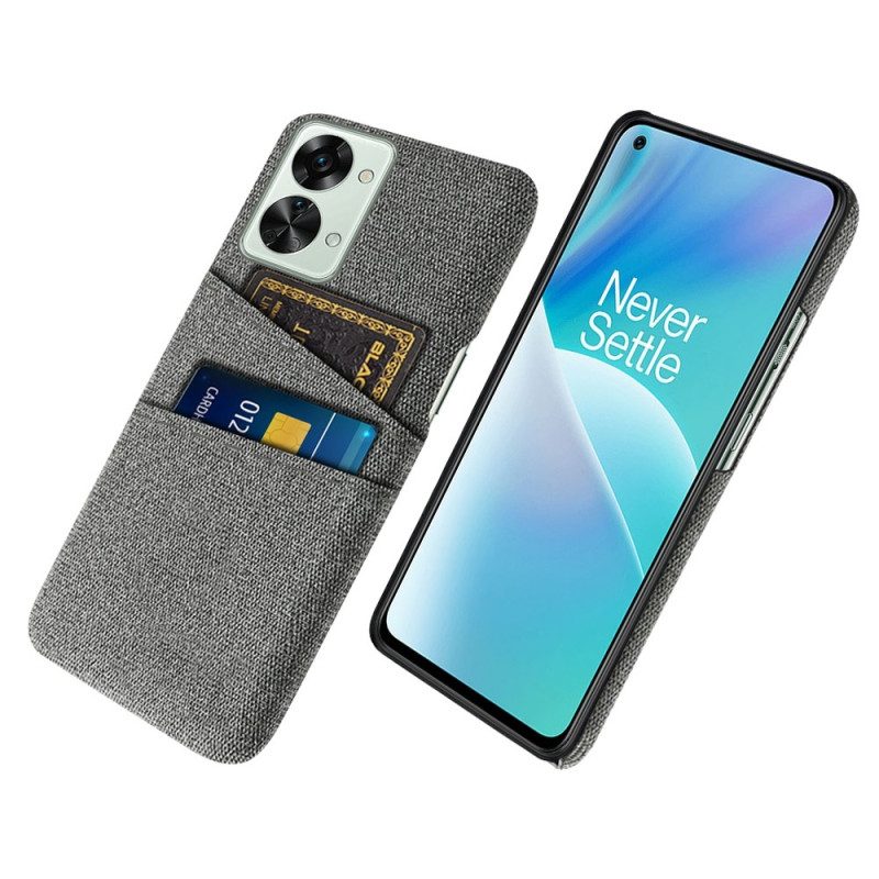 Cover OnePlus Nord 2T 5G Tessuto A Trama Ultra Fine