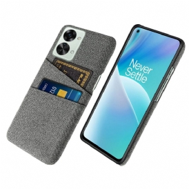 Cover OnePlus Nord 2T 5G Tessuto A Trama Ultra Fine