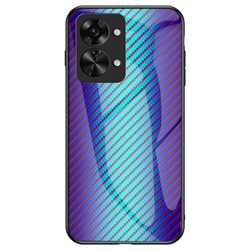 Cover OnePlus Nord 2T 5G Vetro Temperato In Fibra Di Carbonio