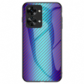 Cover OnePlus Nord 2T 5G Vetro Temperato In Fibra Di Carbonio