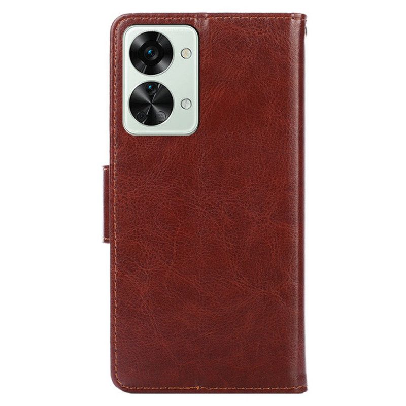 Custodia in pelle OnePlus Nord 2T 5G Ecopelle Vintage