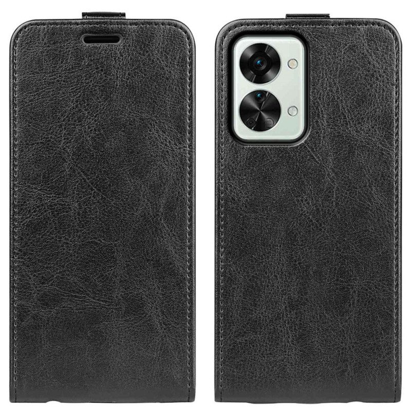 Custodia in pelle OnePlus Nord 2T 5G Folio Cover Aletta Verticale