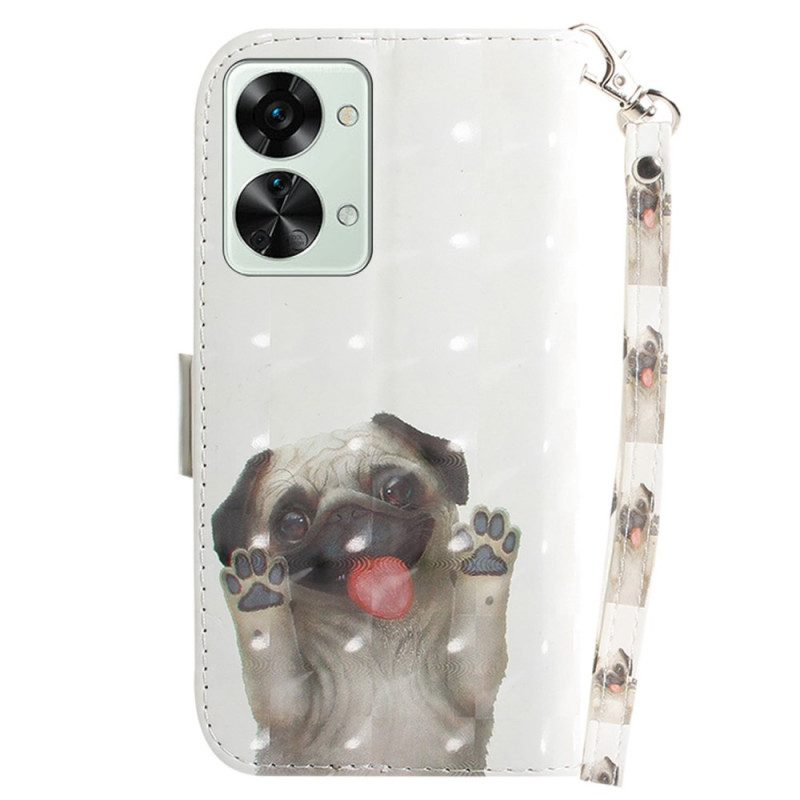 Folio Cover OnePlus Nord 2T 5G Cane Perizoma