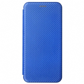 Folio Cover OnePlus Nord 2T 5G Custodia in pelle Anello In Fibra Di Carbonio