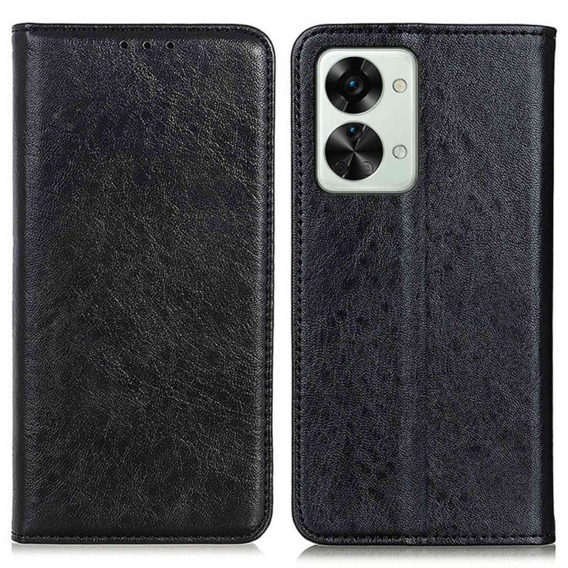 Folio Cover OnePlus Nord 2T 5G Custodia in pelle Ecopelle Testurizzata