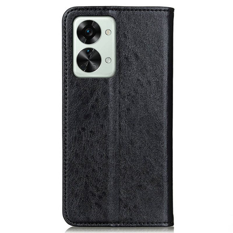 Folio Cover OnePlus Nord 2T 5G Custodia in pelle Ecopelle Testurizzata