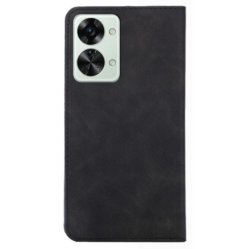 Folio Cover OnePlus Nord 2T 5G Custodia in pelle Eleganza