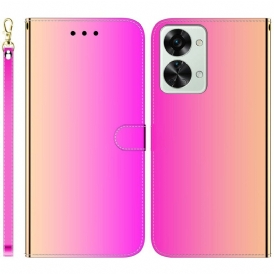 Folio Cover OnePlus Nord 2T 5G Ecopelle Effetto Specchio