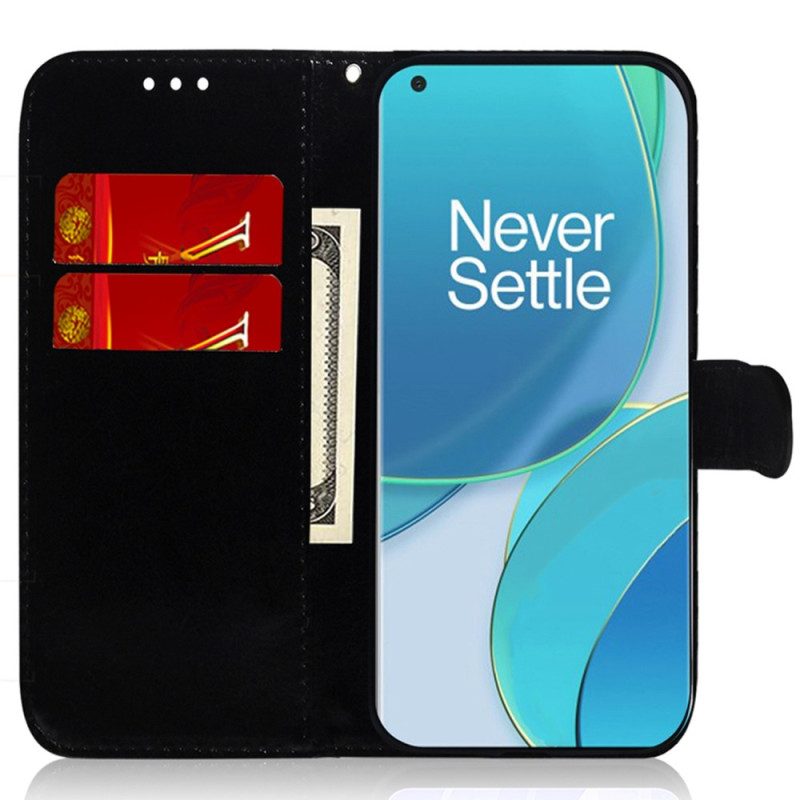 Folio Cover OnePlus Nord 2T 5G Ecopelle Effetto Specchio