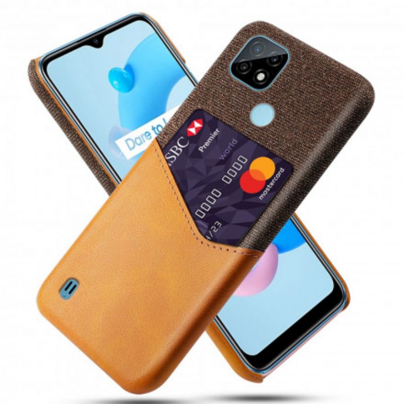 Cover Realme C21 Titolare Della Carta Ksq