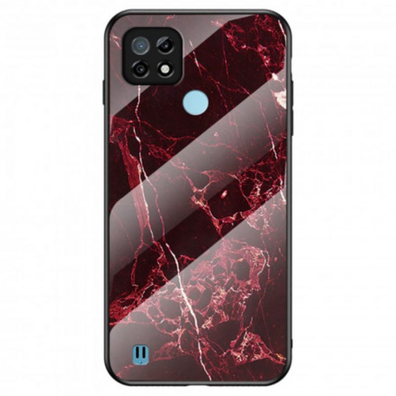 Cover Realme C21 Vetro Temperato Colori Marmo