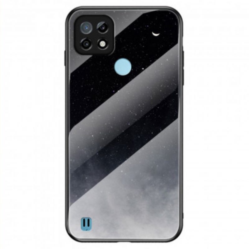 Cover Realme C21 Vetro Temperato In Marmo