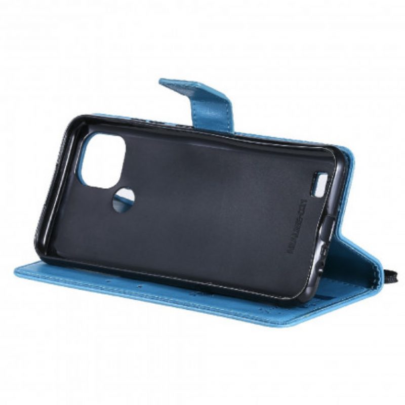 Folio Cover Realme C21 Albero E Gatto Strappy