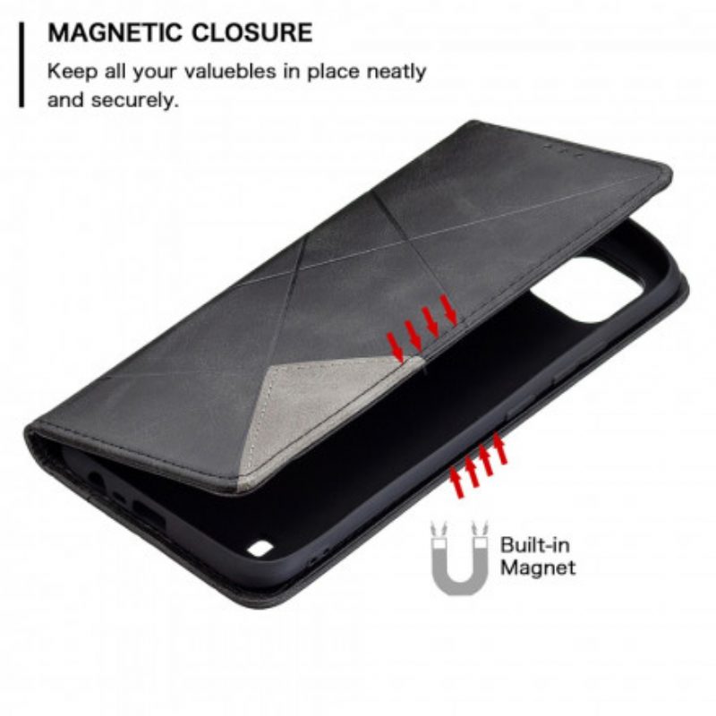 Folio Cover Realme C21 Custodia in pelle Stile D'artista