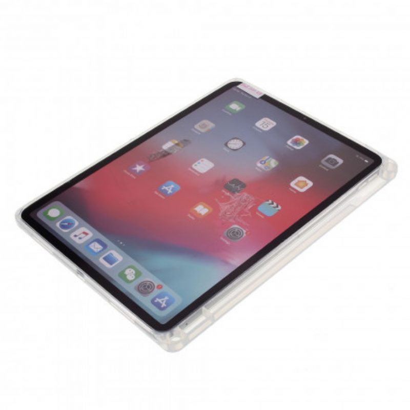 Cover iPad Pro 11" (2021) Portapenne In Silicone Trasparente