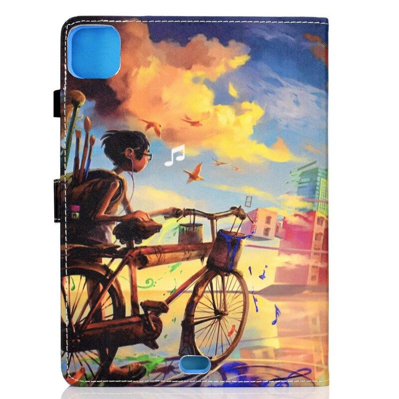 Custodia in pelle iPad Pro 11" (2021) Bicicletta Arte